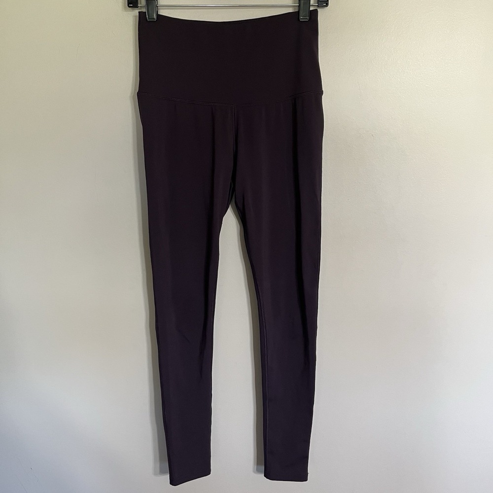 90 Degree by‎ Reflex High Waist Leggings Purple Plum Small Workout Yoga